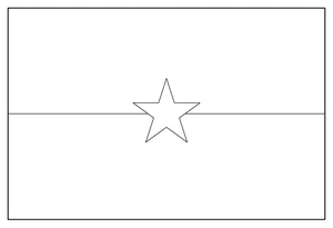 Burkina Faso Flag Coloring Page