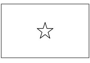 Somalia Flag Coloring Page