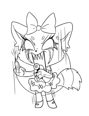 Aggretsuko Coloring Page