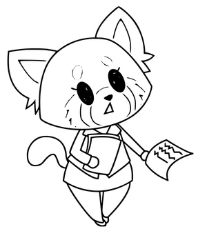 Retsuko from Aggretsuko