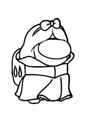 Adorable Girl Character from Among Us