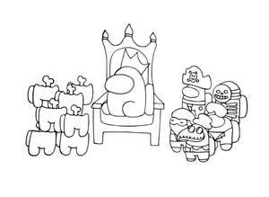 King Among Us with Corpse and Importor Monarch Among Us with