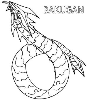 A rattlesnake with sharp and long fangs - Coloring Page