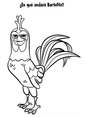 Coloring Page of Bartolito