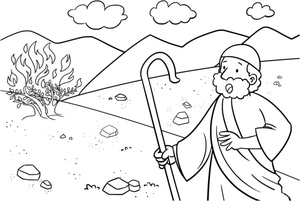 Moses Observes the Burning Bush