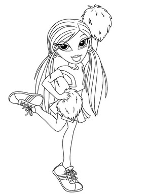 Cheerleader Girl from the Bratz squad