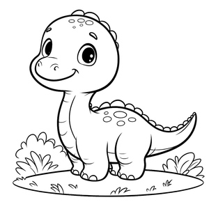 Dinosaur Baby Brontosaurus