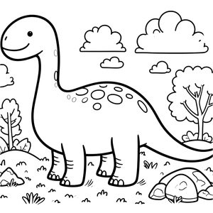 Happy Brachiosaurus