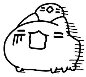 Free Bugcat Capoo Coloring Page for Kids