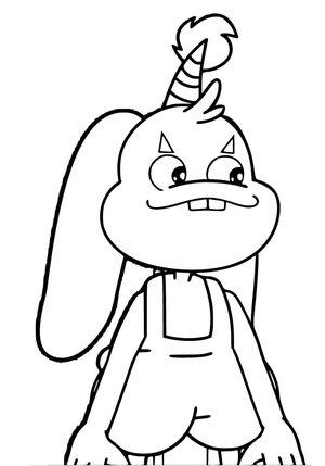 Bunzo Bunny in Motion