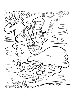 "Cat in the Hat and Jellyfish"