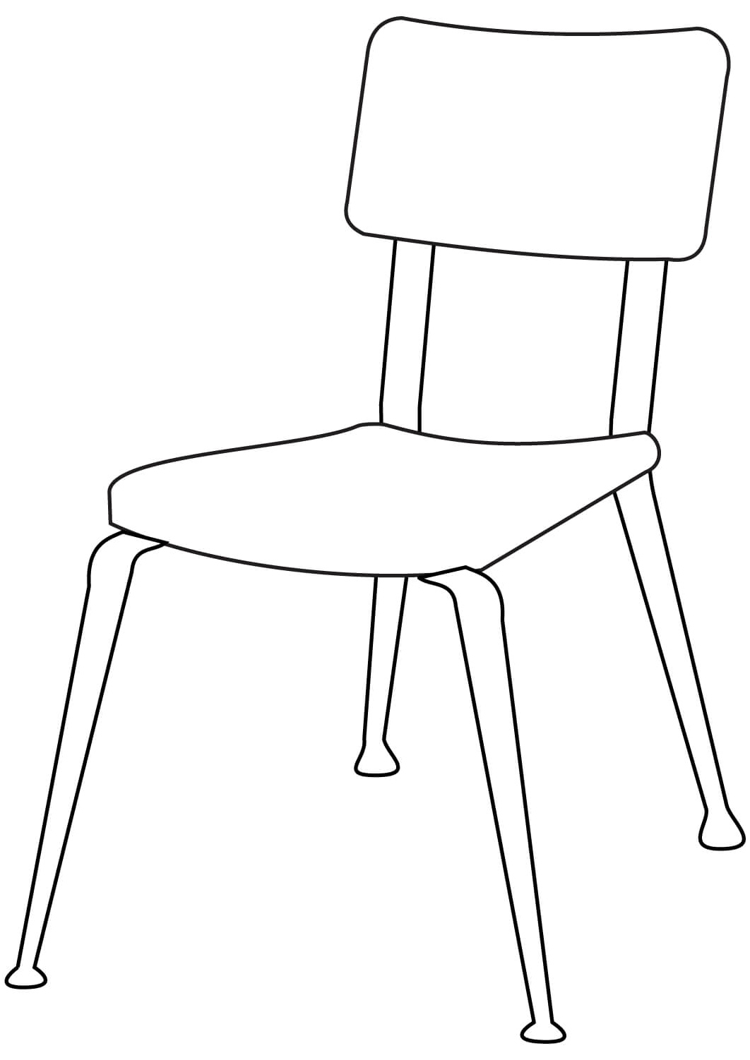 Basic Seat Coloring Page