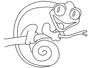 A Happy Chameleon