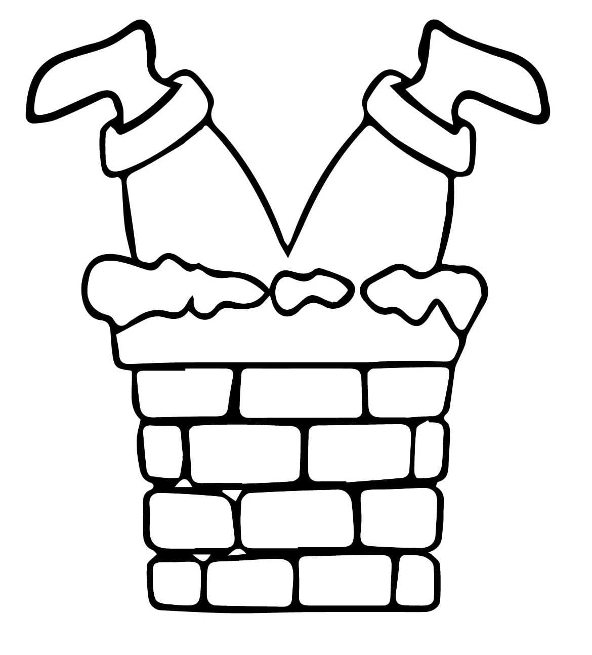 Jovial Chimney Coloring Page