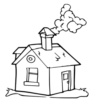 Smokestack Sky Coloring Page
