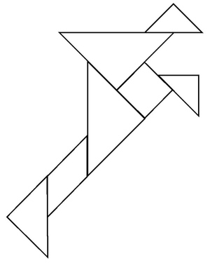 Printable Chinese Tangram Activity Page