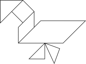 Printable Chinese Tangram		                   