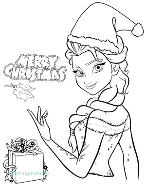 Elsa Wishing You a Merry Christmas