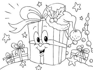 Presents for Christmas Coloring Page