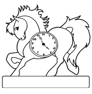 Clock and Horse