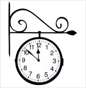Clock Hanging Coloring Page