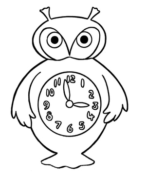 Clock with Owl