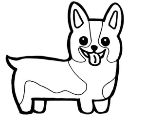 Silly and Playful Dog - Please, do not refer to it as Playful Pup. Coloring Page