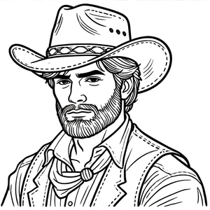 Handsome Western Cowboy