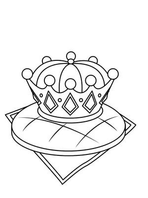 Crown Coloring Page
