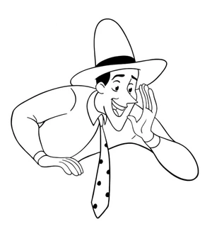 Miller, Ted. Coloring Page