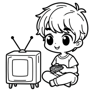 Daily Routine: Watching TV