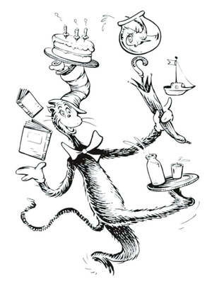 Talented Cat in a Hat