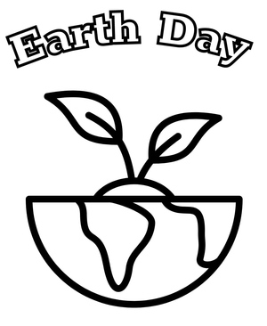 Free Earth Day Coloring Sheet