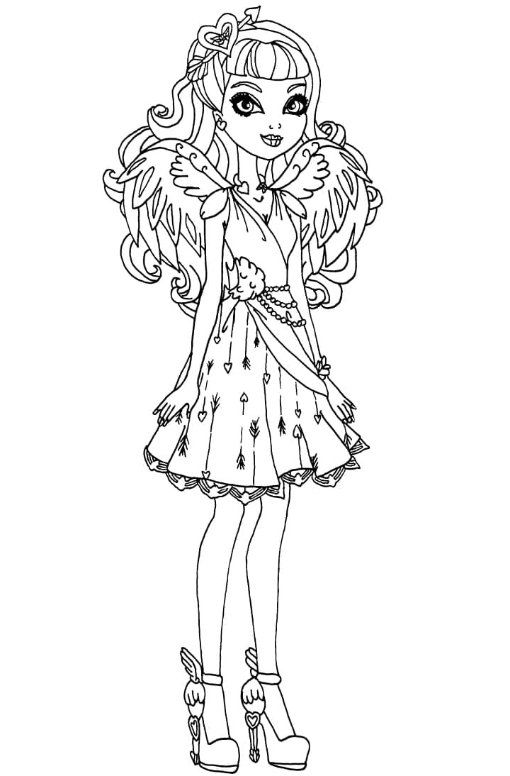 Coloring Page: Cupid from Ever After High Coloring Page