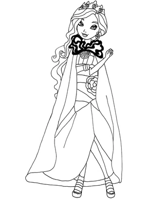 Ever After High's Briar Beauty Coloring Page