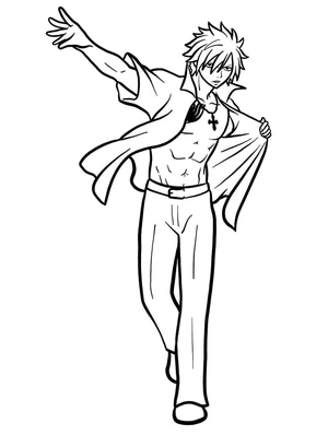 Great Gray Fullbuster Coloring Page