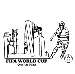 2022 World Cup Coloring Page Coloring Page