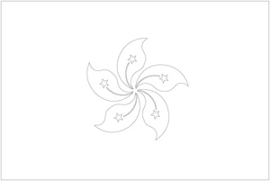 Hong Kong Flag Coloring Page Coloring Page