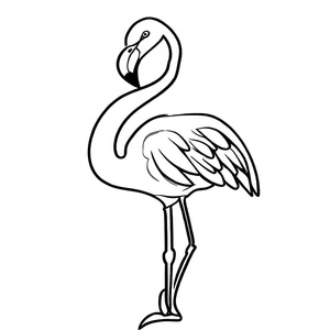 Printable Flamingo Coloring Page Coloring Page