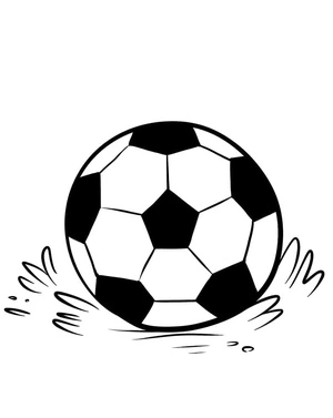 Soccer Ball Coloring Page