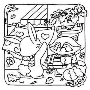 Hygge Fun Coloring Page for Kids
