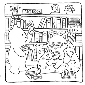 Printable Cozy Hygge Coloring Page for Kids
