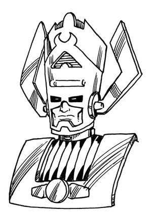 Galactus Coloring Page
