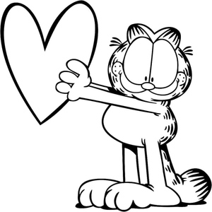 Garfield with a Heart
