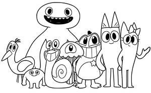 Banban's Garden of All Coloring Page