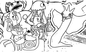 Characters from the Garden of Banban