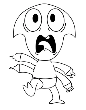 Little Garden of Banban Coloring Page