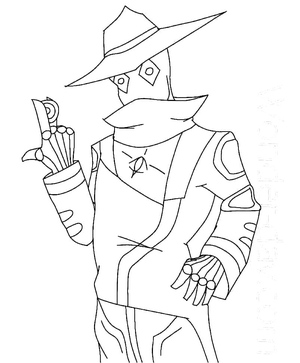 Character in Valorant: Cypher