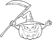 Jack O Lantern translates to "Jack O Lantern," while "a Bruxa do Mal" translates to "the Evil Witch."