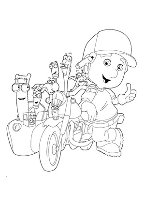 Characters from Handy Manny - Colorful Handy Manny Characters